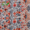 Tissu à fleurs en rayonne de viscose tissé 120D 30S